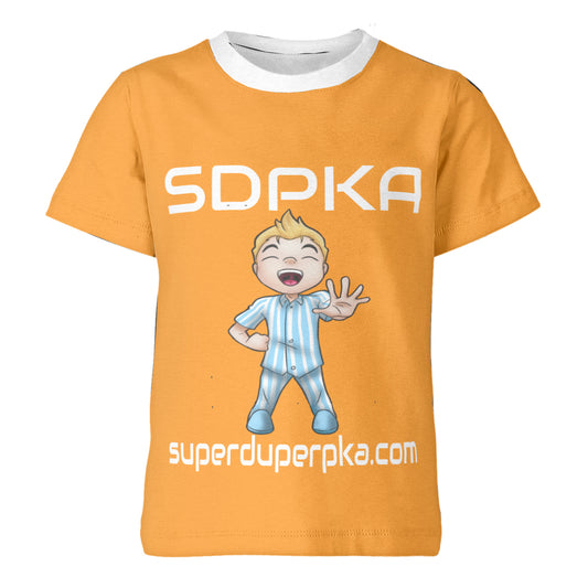 NATE'S SALUTE OF VALOR T SHIRT | FOR YOUTH |  SDPKA (SUH-DUP-KA | ORANGE