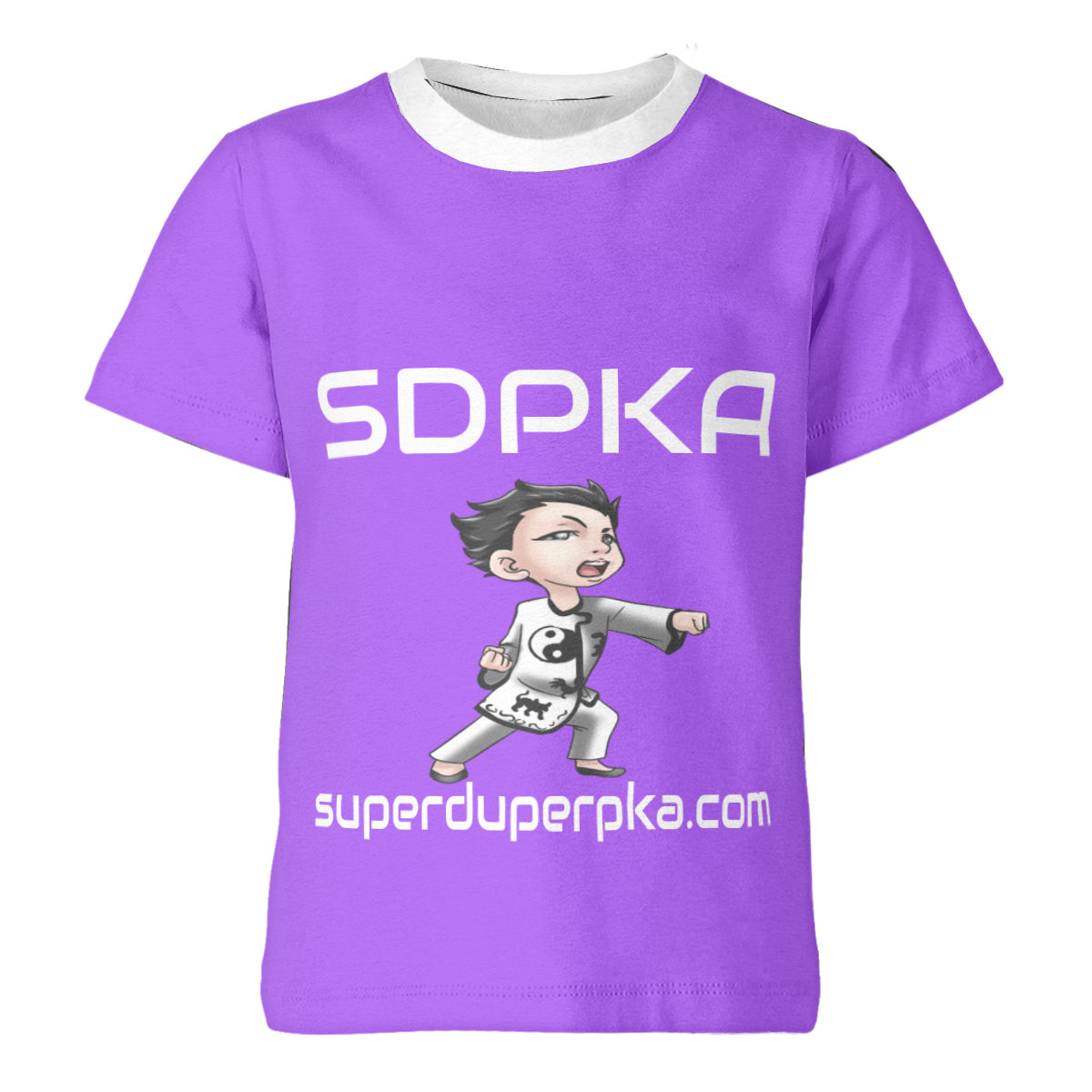 SOSHI'S SALUTE of VALOR T-SHIRT for YOUTH | SDPKA (SUH-DUP-KA) | PURPLE