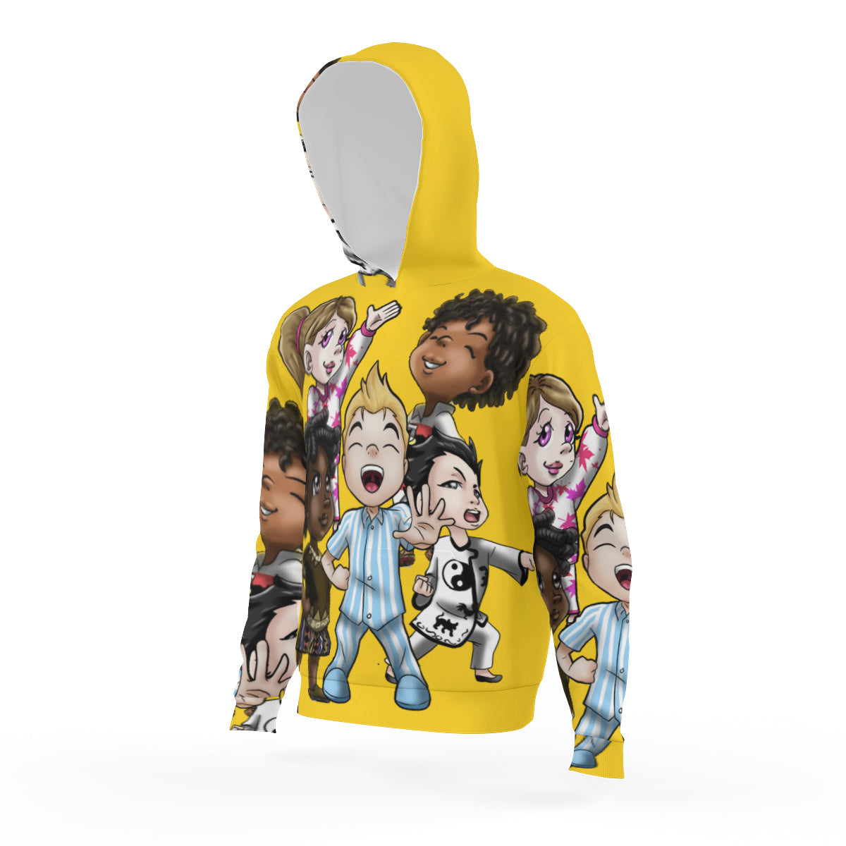 SDPKA KIDS GANGIN' IT HOODIE | POLYESTER YELLOW