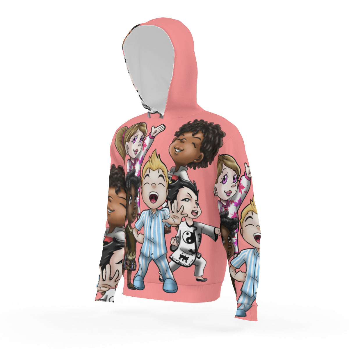 SDPKA | KIDS and YOUTH  | BRAVE SQUAD GANGIN' IT HOODIE | POLYESTER PEACH