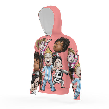 SDPKA | KIDS and YOUTH  | BRAVE SQUAD GANGIN' IT HOODIE | POLYESTER PEACH