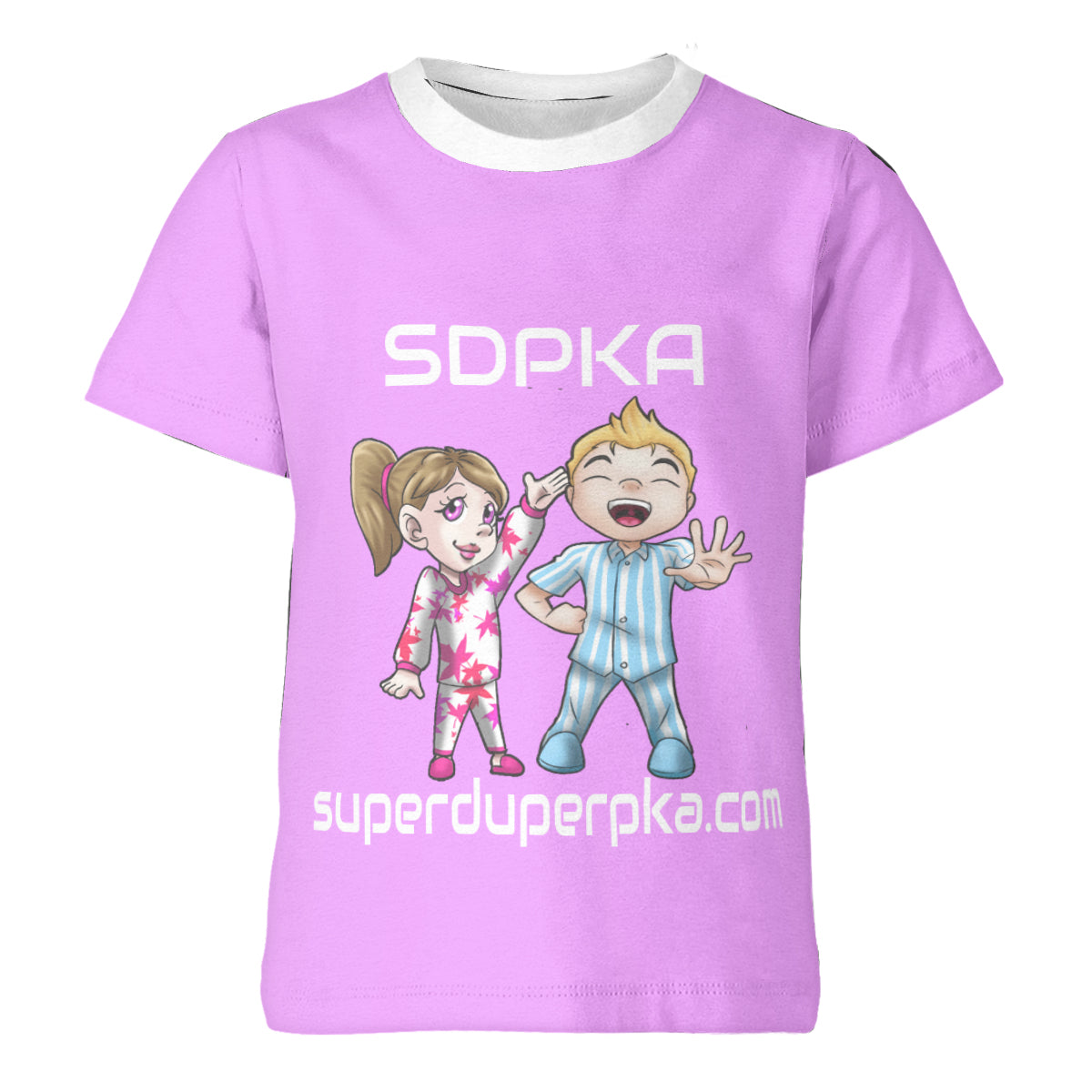 SDPKA NATE & ADA DUAL SALUTE OF VALOR T SHIRT | LT PINK