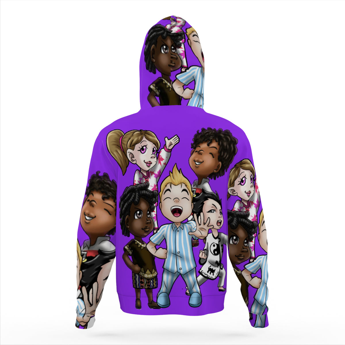 SDPKA KIDS GANGIN' IT HOODIE | POLYESTER PURPLE