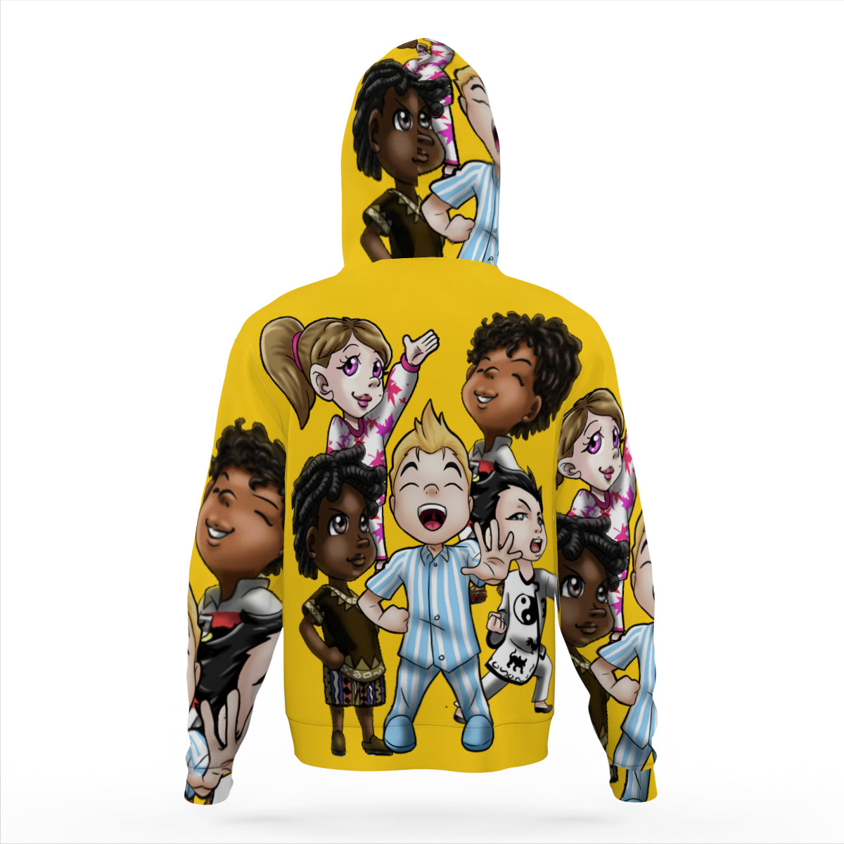 SDPKA KIDS GANGIN' IT HOODIE | POLYESTER YELLOW