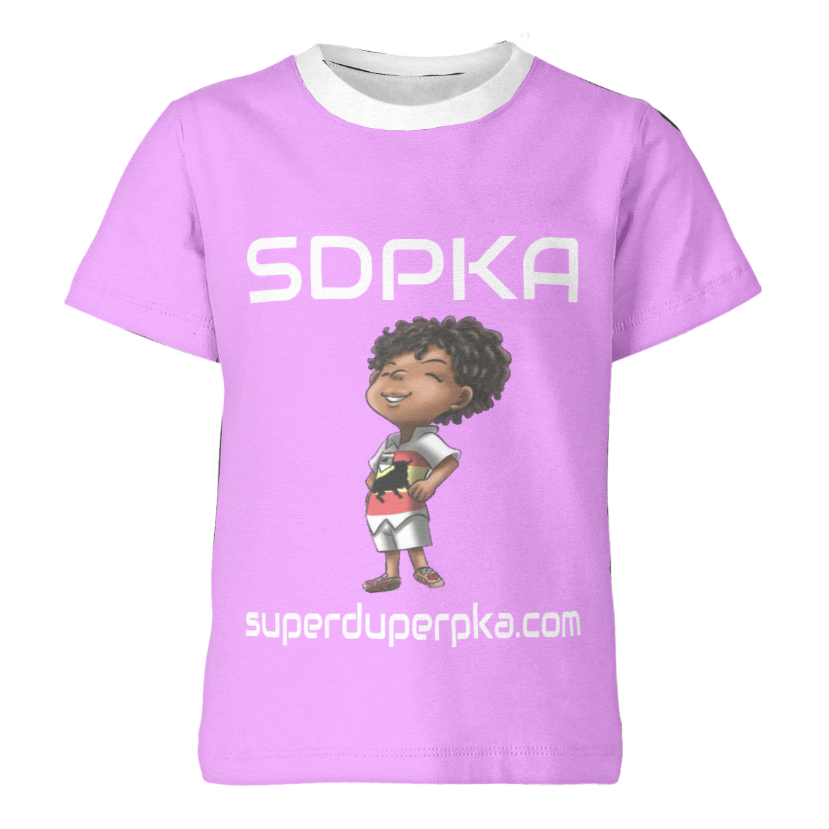 RICO'S SALUTE of VALOR T-SHIRT for YOUTH | SDPKA (SUH-DUP-KA) | LT PINK