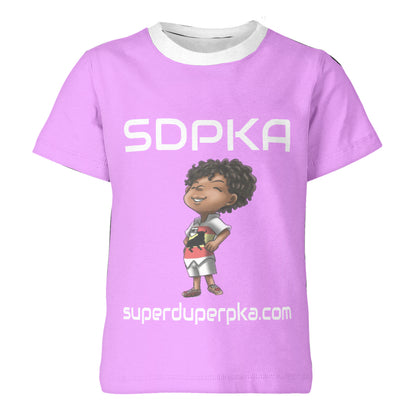 RICO'S SALUTE of VALOR T-SHIRT for YOUTH | SDPKA (SUH-DUP-KA) | LT PINK
