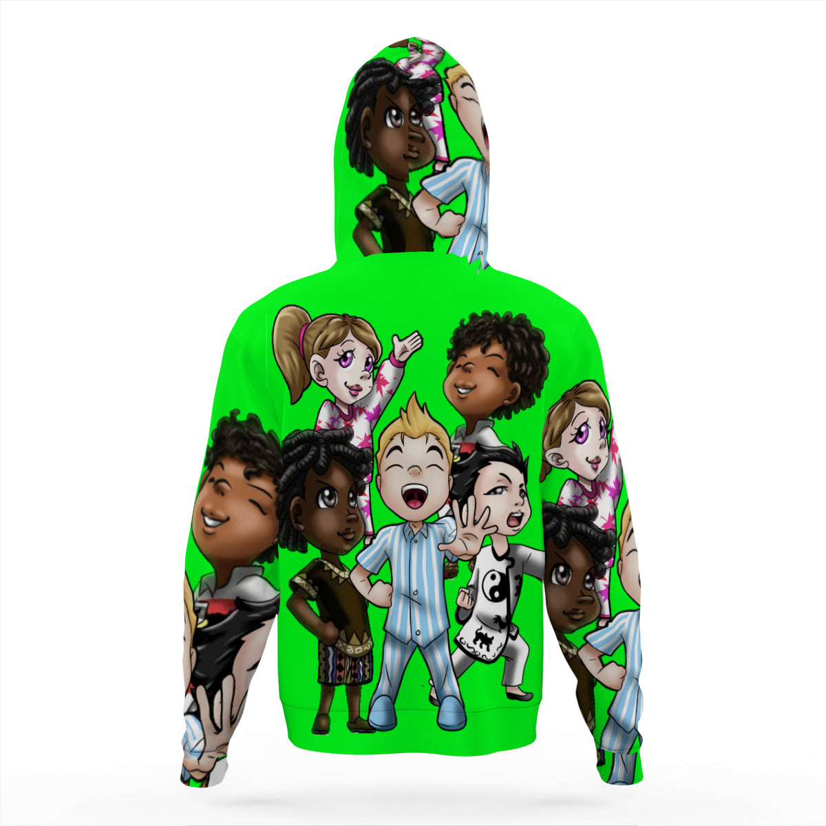 SDPKA KIDS GANGIN' IT HOODIE |  POLYESTER LIME